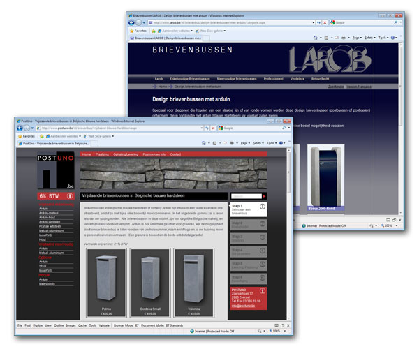 Online configurator voor brievenbussen