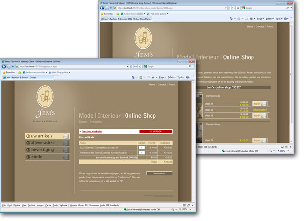 Webwinkel voor kleding
