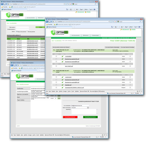 Extranet met koppeling iSeries