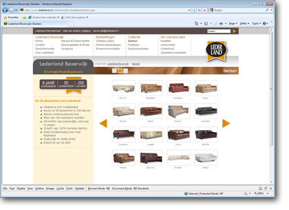 Product database overzichtelijk weergegeven