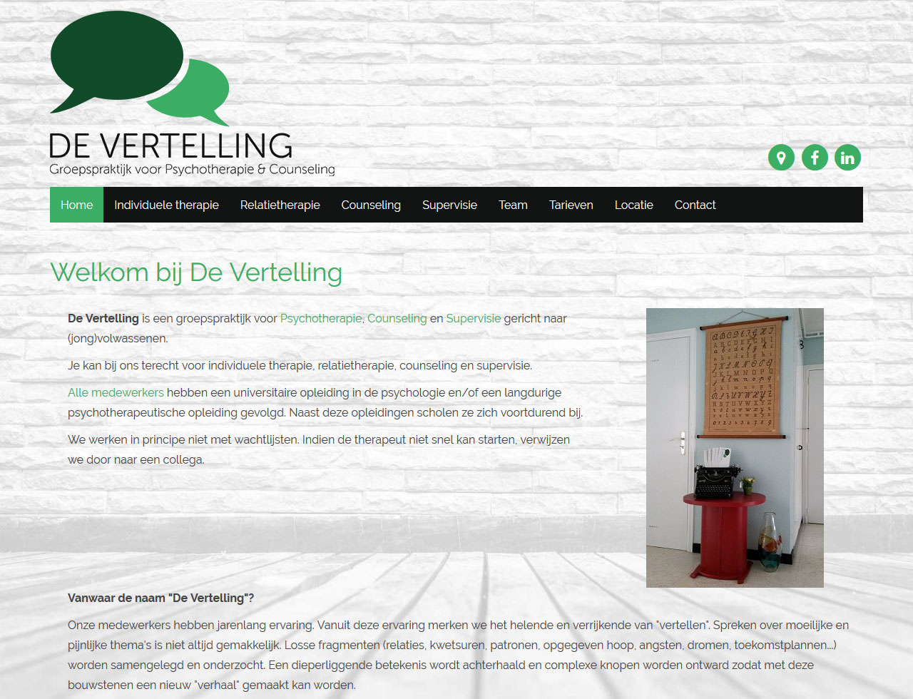 Psychotherapie De Vertelling