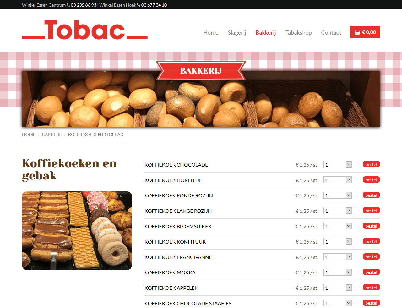 Slagerij - Bakkerij Tobac